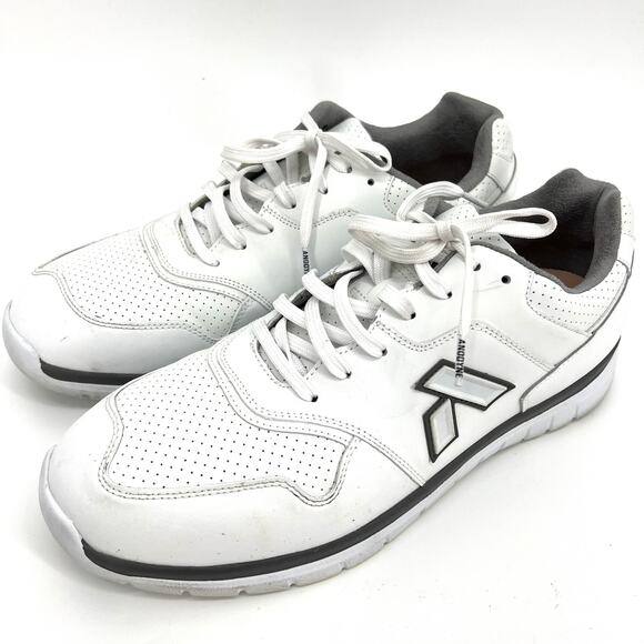 Anodyne No. 50 White Sport Trainer Sneaker Shoes Men's Size 13 Extra Wide USA - Picture 1 of 9